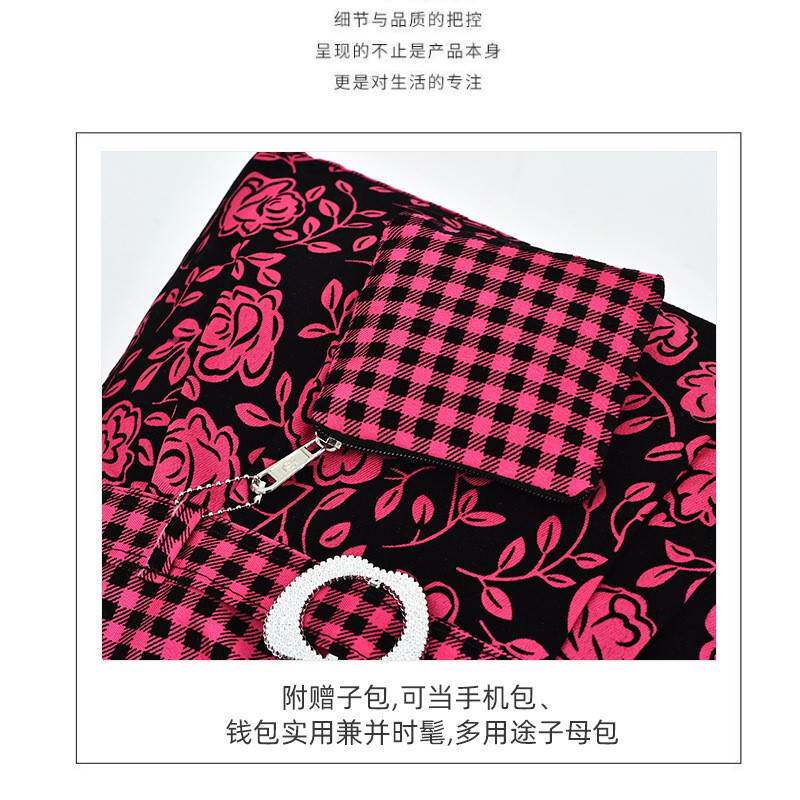 极速中老年人斜挎包买菜手提袋大容量单肩包地摊帆布花色妈妈包女