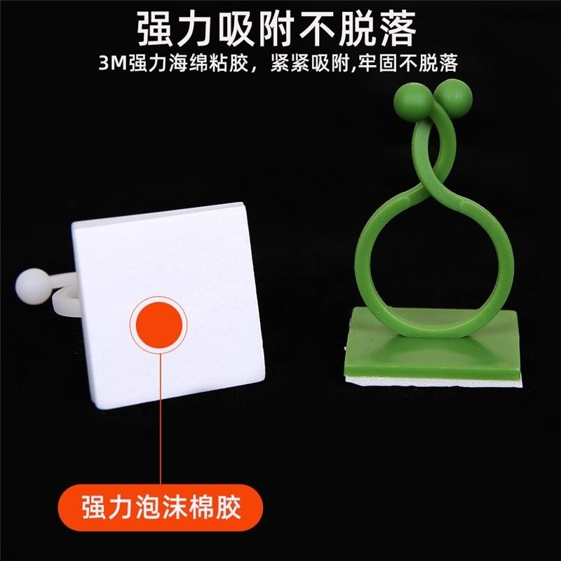 植物爬墙固定器户外室内定型卡扣绿萝爬藤月季夹子枝条牵引粘钩