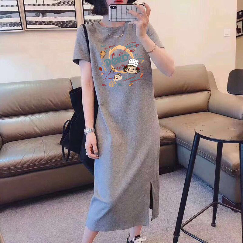 好货孕妇夏装连衣裙外出时尚辣妈款哺乳衣夏季显瘦t恤裙产后期喂