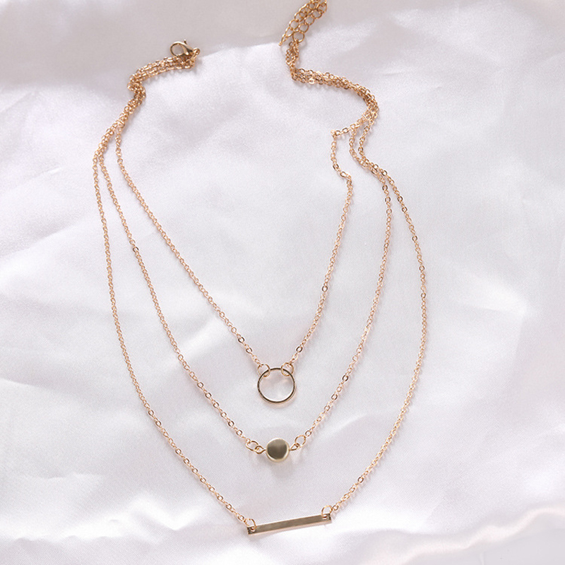 Hot Sale Fashion Statement Multilayer Necklace Multi-element