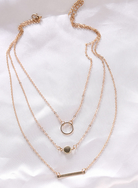 Hot Sale Fashion Statement Multilayer Necklace Multi-element