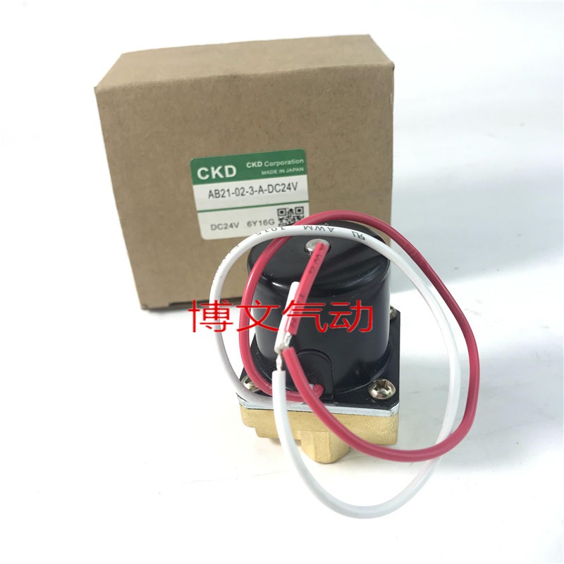 CKD电磁阀AB21-01/02-2/3/5/A/-AC220V-AC110V AB21-02-3-A-DC24V