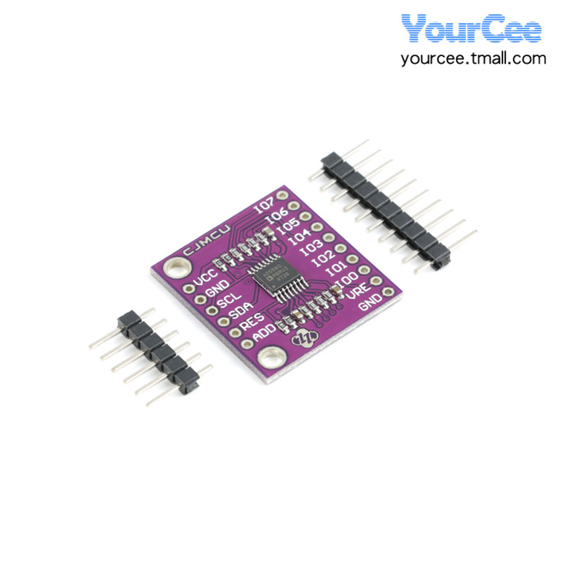 AD5593转换器模块 ADC/DAC 可配置 12位模数转换器 8通道