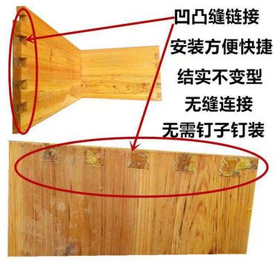 好货蜜蜂中蜂蜂箱全套煮蜡峰箱全杉木标准十框蜂桶包邮蜂巢养蜂工