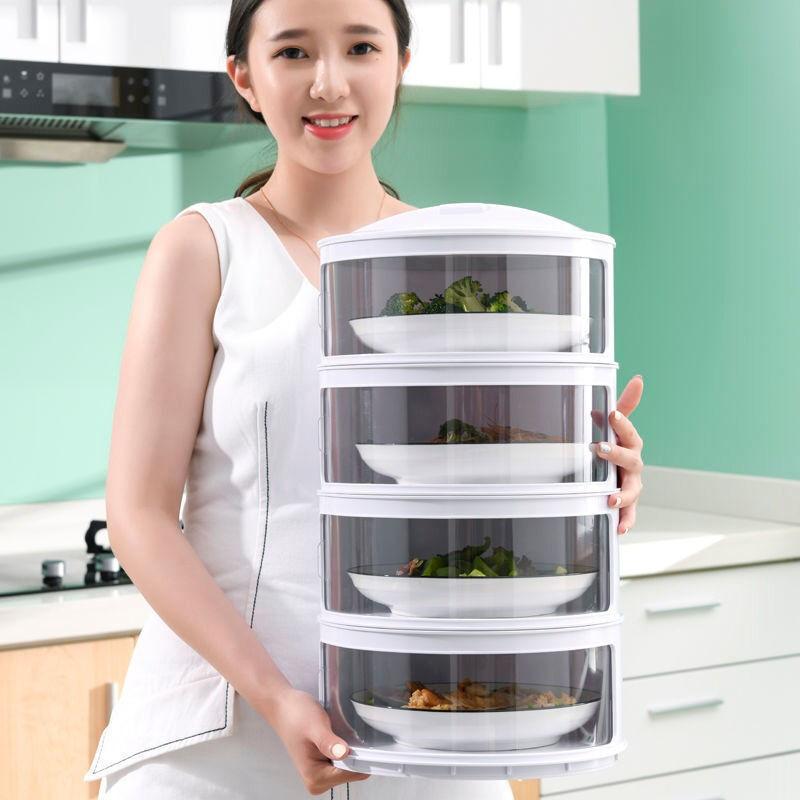 【到手68起】保温菜罩饭菜罩食物剩菜收纳神器防尘保鲜罩家用多层