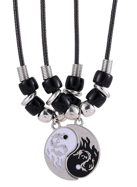 Fashion Best Friends Honey Love Couple Pendant Necklace2 Pcs