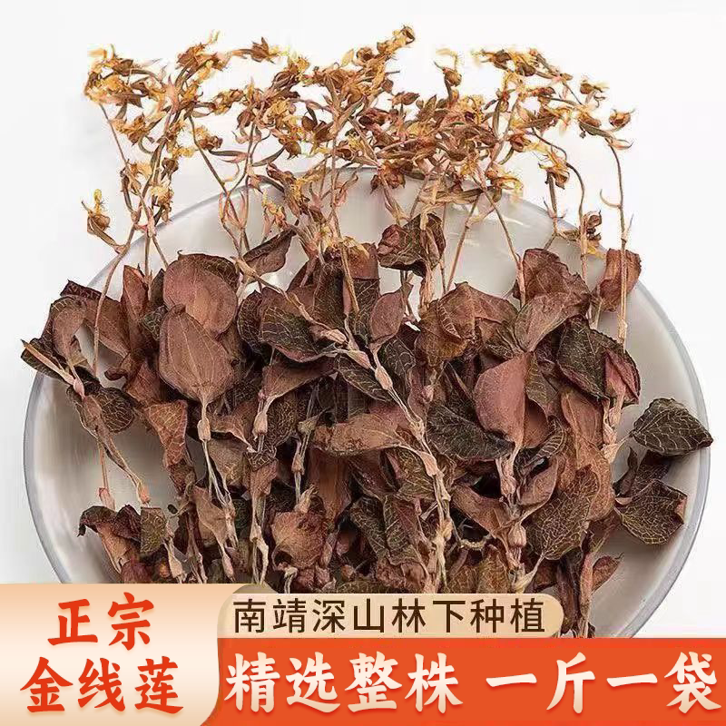 正宗金线莲官方旗舰整株开花干品500克1斤福建南靖林下仿野生种植