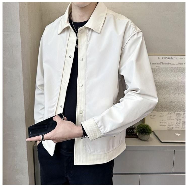 男士修身夹克青年潮牌飞行外套春秋季休闲百搭上衣潮流帅气男装潮