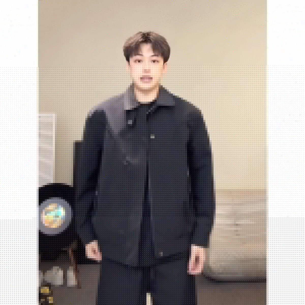 2025新款翻领夹克男士秋季时尚拼接小个子痞帅短款外套休闲男装潮