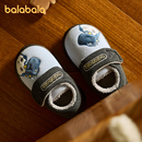 卡通小孩保暖女童棉鞋 宝宝室内居家鞋 男童冬季 巴拉巴拉儿童棉拖鞋