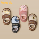 女童保暖棉鞋 巴拉巴拉儿童棉拖鞋 宝宝卡通家居鞋 2025新款 男童冬季