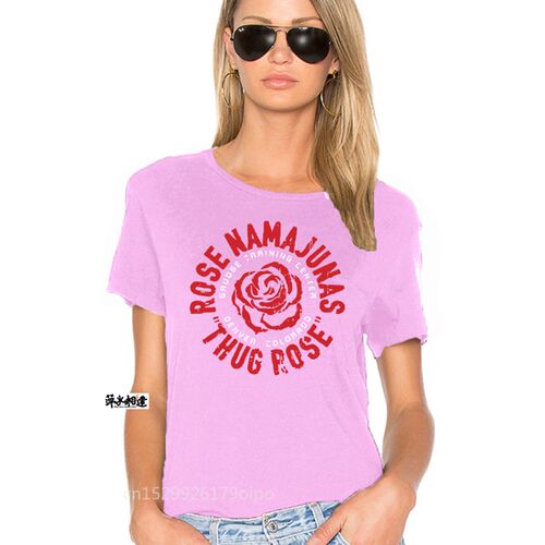 现货速发Rose s Fashio Vitage Tshirt T Shirts s Ko