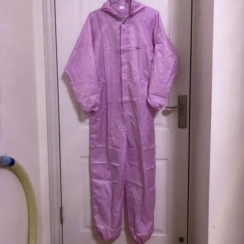 现货速发l防静电服工作防尘服喷漆全身防尘服无连体洁净服护服宽