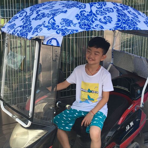现货速发电动车遮伞挡雨棚四方雨蓬棚遮雨蓬棚挡风夏天防晒罩
