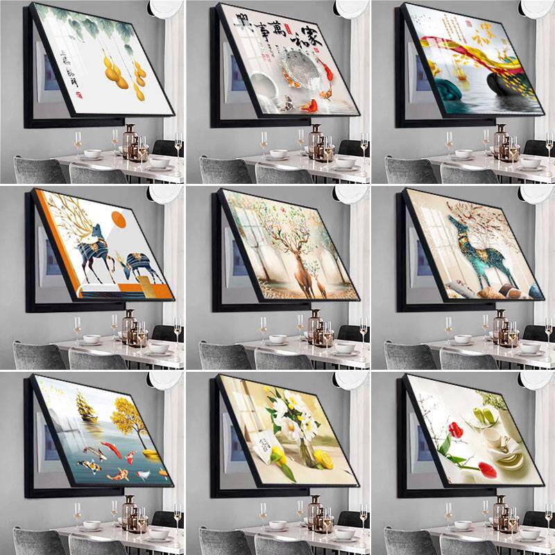 现货速发表箱装饰画免打孔配电箱遮挡挂画客厅总开关电表盒电闸箱