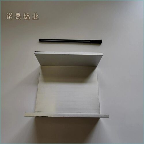 现货速发U型铝槽型材120×60×6内宽108槽铝导轨卡槽玻璃固定U形