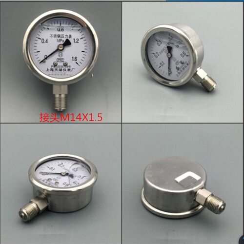 现货速发。不锈钢耐震压力表Y-60BF 10MPa 16MPa 25MPa 40MPa 60M