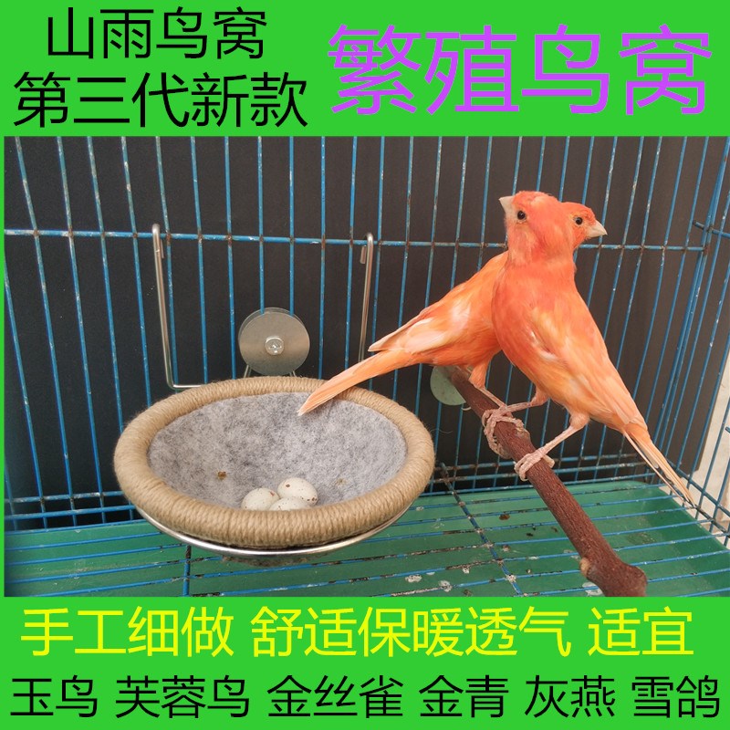 现货速发鸟窝挂窝玉鸟鸟窝繁殖窝芙蓉鸟窝鹦鹉窝保暖小房子鸟窝草