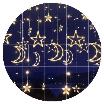 现货速发窗帘灯酒吧结婚装布置备必串灯男士装饰过卧室灯流星花园