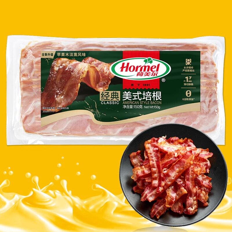 荷美尔培根纯猪肉培根图片