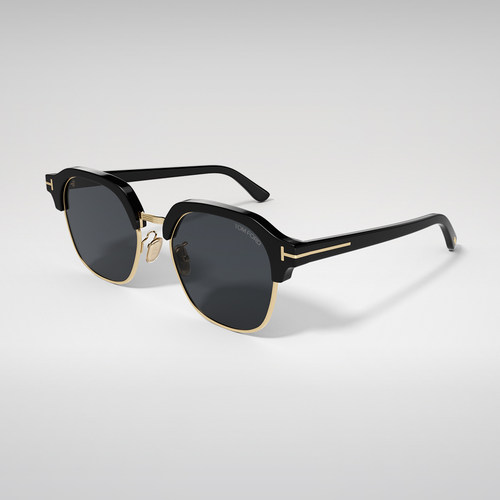 【2024秋冬新款】TOM FORD太阳镜 半框眼镜防紫外线墨镜 FT1166-K