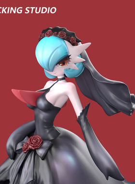 【补款吃现】主意玩家花嫁系列GK之Mega黑婚纱沙奈朵1/20比例手办