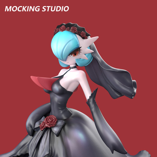 黑婚纱mega沙奈朵！比例世界！