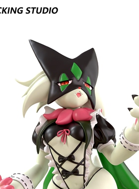 【少量现货】主意玩家吊带女仆魔幻假面喵1/10比例手办模型GK模玩