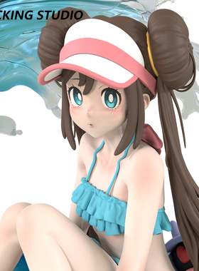 主意玩家原创1/8手办GK模型可爱泳衣鸣依（芽依）摆件模玩 御兽卡