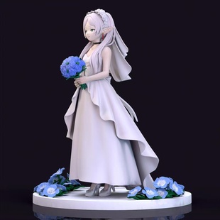 【少量现货】主意玩家芙莉莲婚纱GK手办花嫁婚纱系列模型模玩礼物