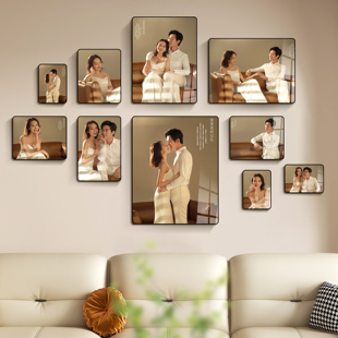 盛夏照片墙相框挂墙组合餐厅客厅墙面装 饰墙上相册墙相片背景墙
