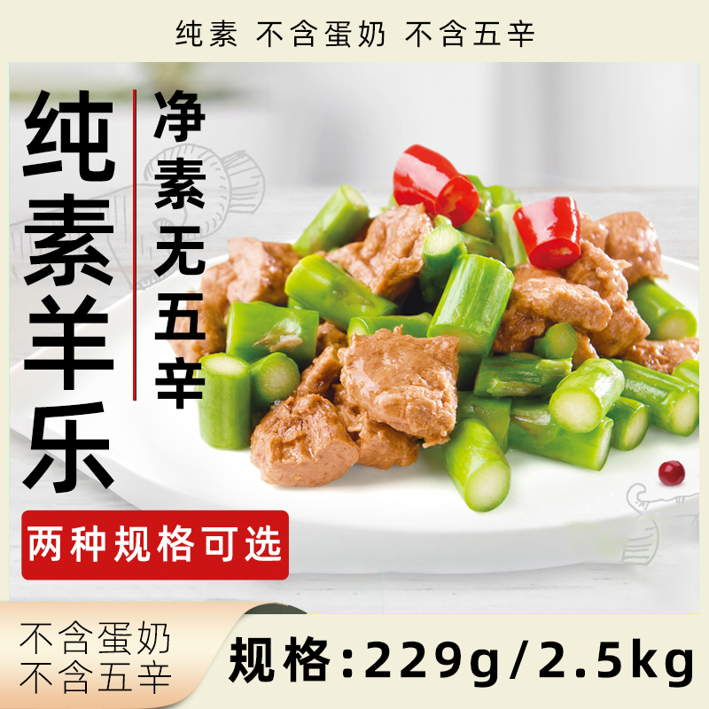 柏辰植物肉羊乐纯素无五辛鲜嫩清香炖汤红烧炒菜净素健康素食食品