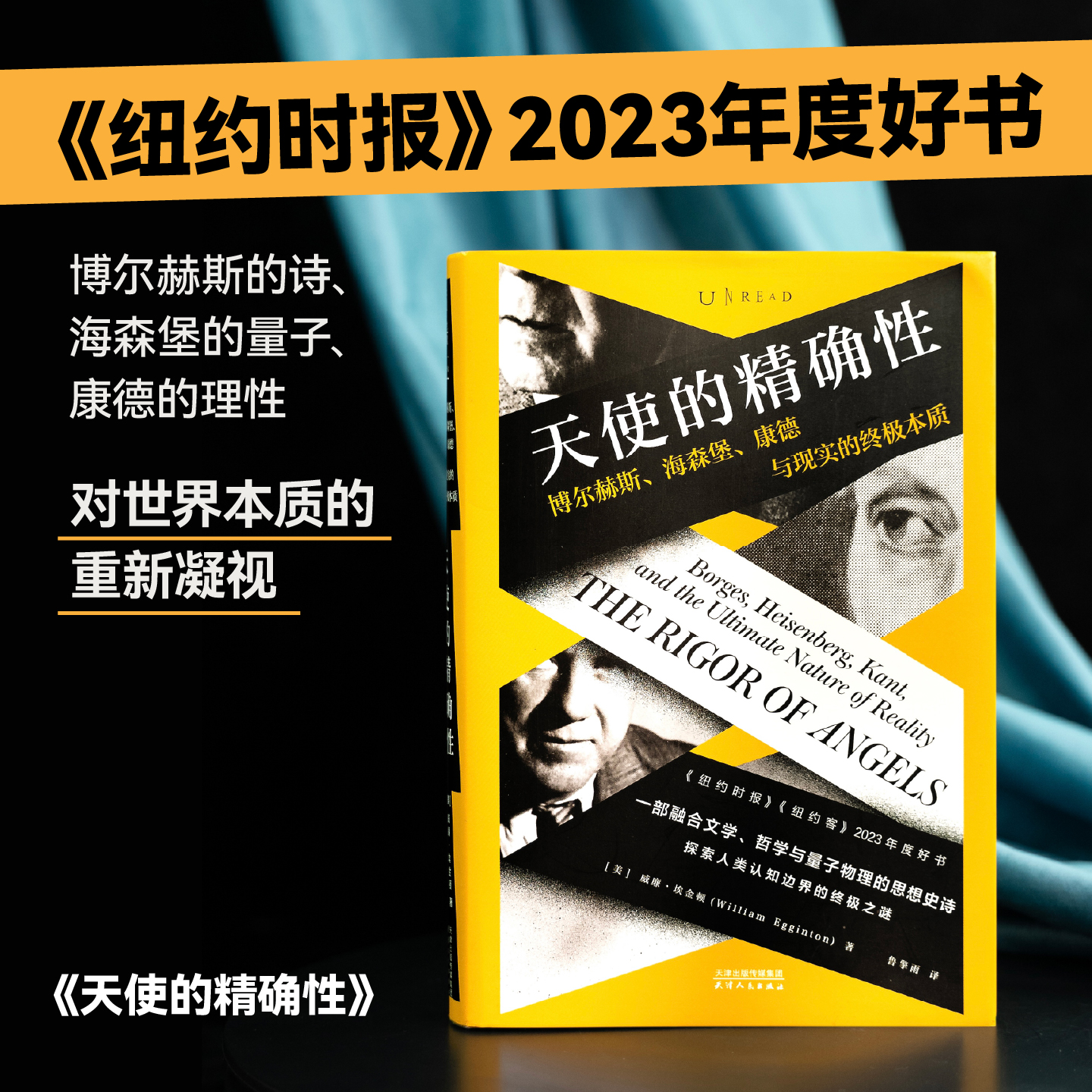 天使的精确性 纽约时报2023年度好书 博尔赫斯 海森堡 康德与现实的终极本质 社科人文 哲学 文学 量子物理 深度思考 未读