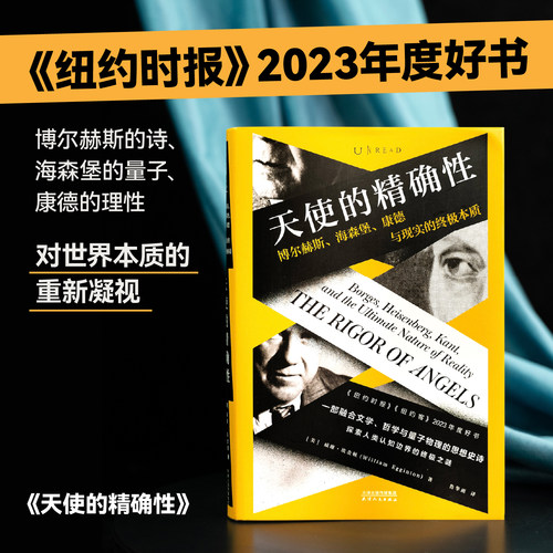 天使的精确性 纽约时报2023年度好书 博尔赫斯 海森堡 康德与现实的终极本质 社科人文 哲学 文学 量子物理 深度思考 未读
