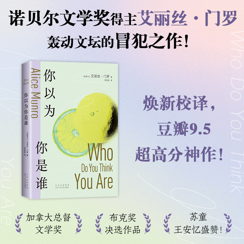 你以为你是谁 诺贝尔文学奖得主 艾丽丝&middot;门罗 轰动文坛经典作品 十个决定性瞬间书写一个女人的追忆似水年华 亲爱的生活 新经典