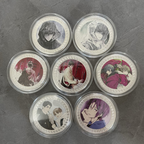 明星周边物料代号鸳纪念章金属吧唧二次元图案定制