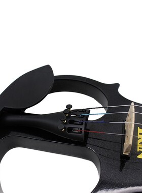 极速Professional 4/4 Electryic Silent Violin Black Fiddle