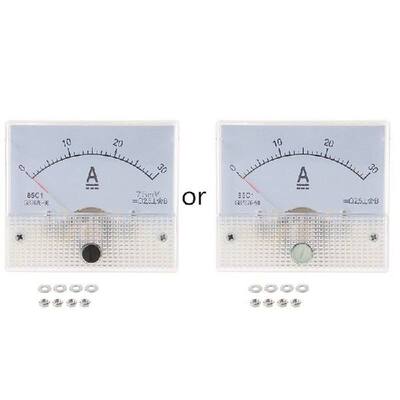 极速1A/b2A/30A/50A/100A/100ma Ammeter Current Panel Tester G
