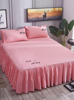 极速床单1H1BC_16床.裙式乘床C罩秋纯棉防尘单件床1米套82一八五5