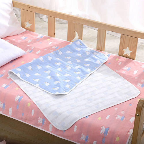 极速防尿垫纯棉防水可o洗夏季透气y大号新生儿宝宝床垫防尿垫姨妈