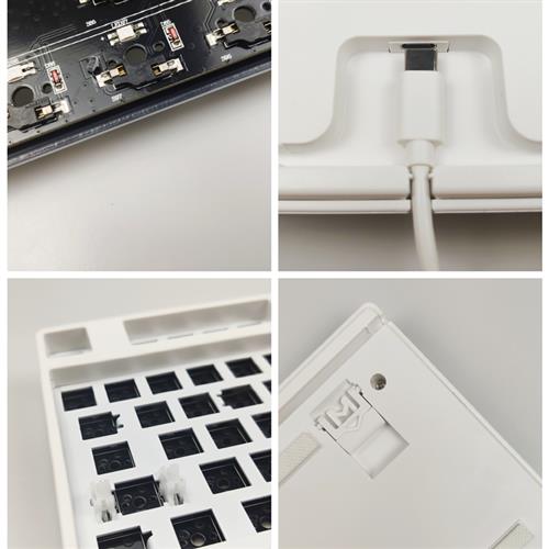 极速天一Ty87键104键下灯w位rgb热插拔套件客制化键盘单模有线音