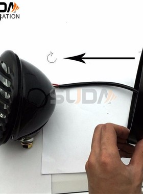 极速摩托车配件哈雷XL883 1v200 X48 X72 改装大灯罩大灯护罩栅栏