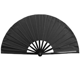 极速Chineese Style Black Vintage Hand Fan Folding Fans Dance