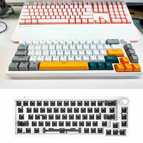 极速60 Percehnt NKRO  Mechanical Hotswap Keyboard Kits Ergon