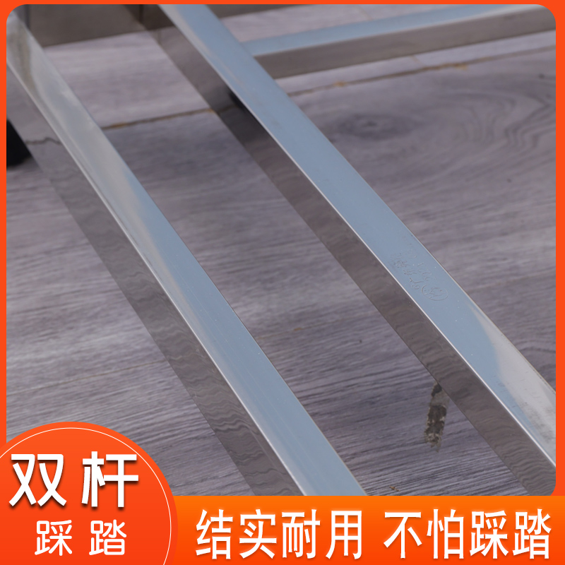 极速不锈钢烤火桌烤火架家u用正方形饭桌餐桌折叠取暖桌棋牌学习