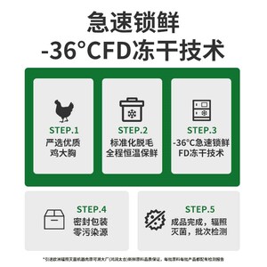 新品冻干猫零食猫咪鸡肉粒鸡胸肉宠物零食K狗狗小肉干营养发腮猫