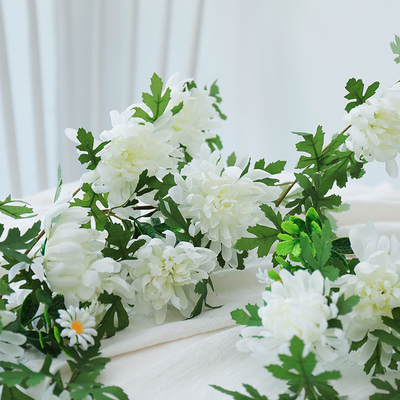 极速清明仿d真花墓前假花藤条清明节用菊花扫墓花祭祀墓碑墓地上