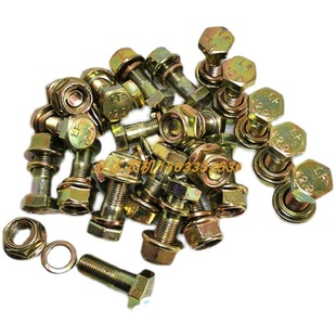 极速旋耕刀螺丝国标12.9v级高强度旋耕机刀片螺丝铁片自锁螺母刀