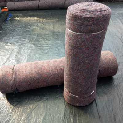 极速新品毛毡土工布公路养护毯大棚保温棉被N垃圾棉工程公路养护