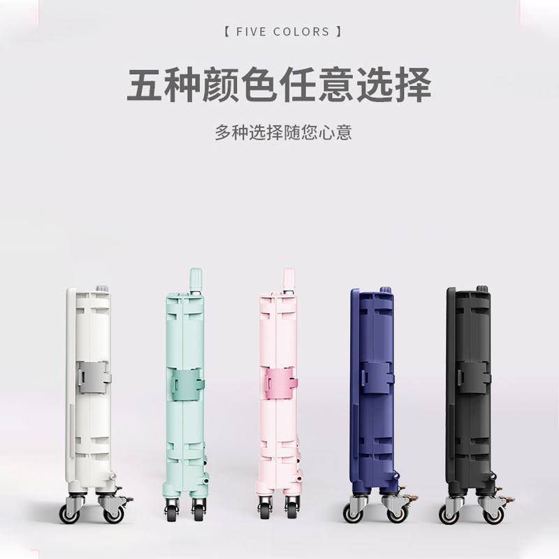 极速购物可摺f叠可携式轻便小推车取手拉车拉快递拉杆车行李车拉